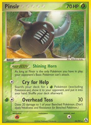 Pinsir card from EX Legend Maker