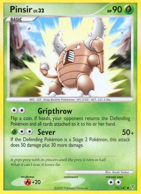 Pinsir card from Supreme Victors