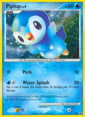 Piplup - DP03 card from Diamond and Pearl Promos