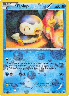 Piplup card from Legendary Treasures: Radiant Collection