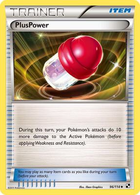 PlusPower card from Black and White