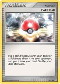 Poke Ball card from Diamond and Pearl
