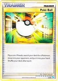 Poke Ball (Gyarados) card from HGSS Trainer Kit: Gyarados & Raichu