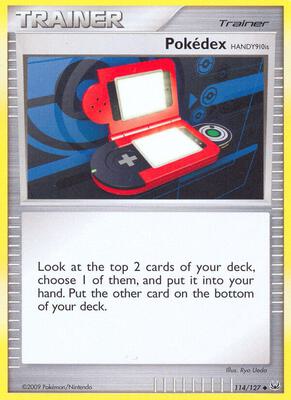 Pokedex HANDY910is card from Platinum