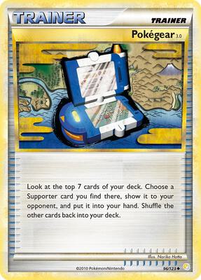 Pokegear 3.0 card from HeartGold SoulSilver