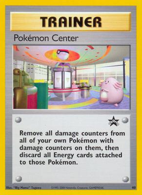 Pokemon Center card from WoTC Promo