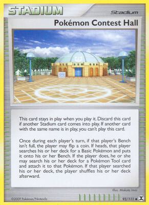 Pokemon Contest Hall card from Rising Rivals