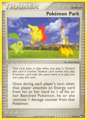 Pokemon Park card from POP Series 2