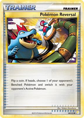Pokemon Reversal card from HeartGold SoulSilver