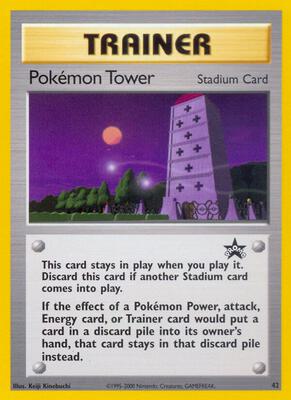 Pokemon Tower card from WoTC Promo