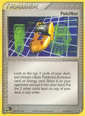 Pokenav card from EX Ruby and Sapphire