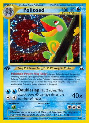 Politoed (8) card from Neo Discovery