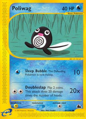 Poliwag card from Skyridge