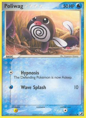 Poliwag card from EX Unseen Forces