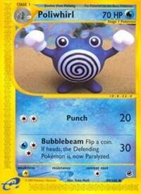 Poliwhirl card from Expedition