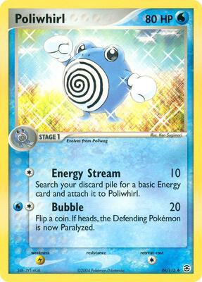 Poliwhirl card from EX FireRed & LeafGreen
