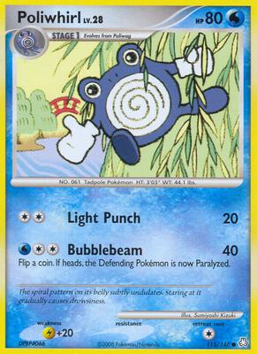 Poliwhirl card from Legends Awakened