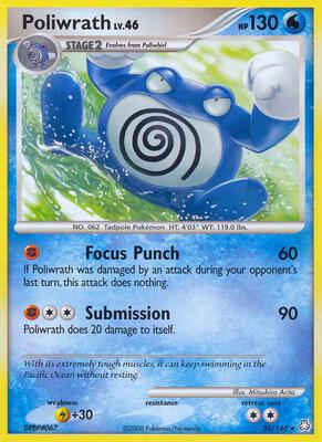 Poliwrath card from Legends Awakened