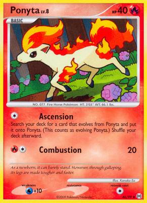 Ponyta (46) card from Arceus