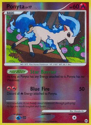 Ponyta (Shiny) card from Arceus