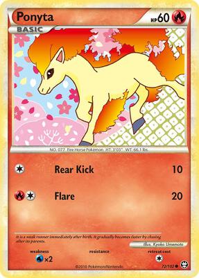 Ponyta card from Triumphant
