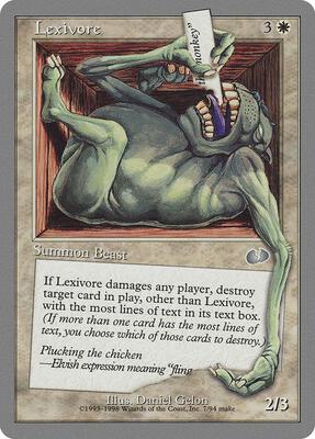 Lexivore card from Unglued