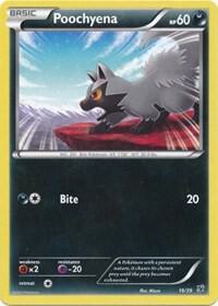Poochyena card from Kalos Starter Set