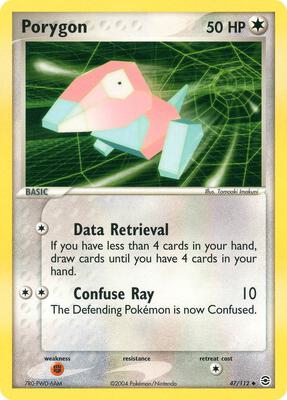 Porygon card from EX FireRed & LeafGreen