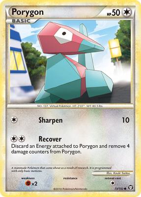 Porygon card from Triumphant