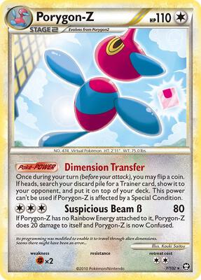 Porygon-Z card from Triumphant
