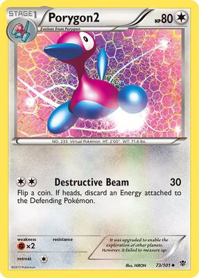 Porygon2 card from Plasma Blast