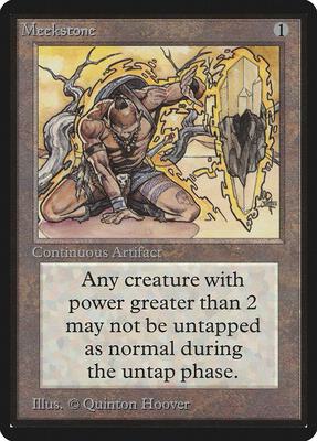 Meekstone card from Beta Edition