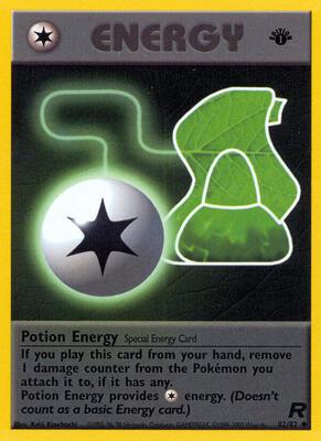 Potion Energy card from Team Rocket