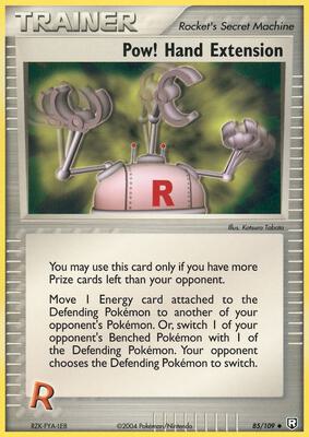 Pow! Hand Extension card from EX Team Rocket Returns
