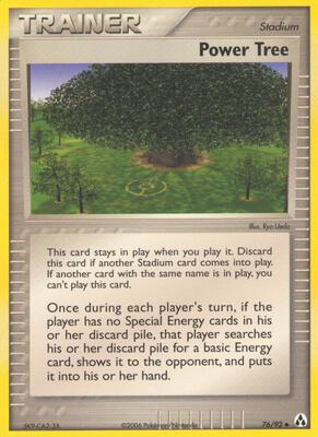 Power Tree card from EX Legend Maker