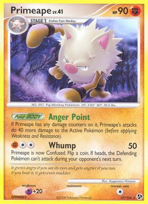 Primeape card from Great Encounters