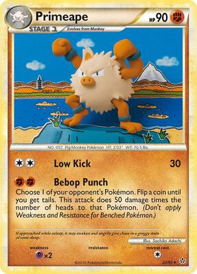 Primeape card from Unleashed