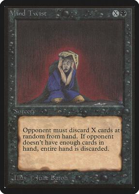 Mind Twist card from Beta Edition