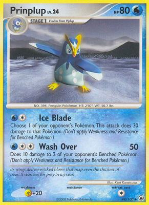 Prinplup card from Majestic Dawn