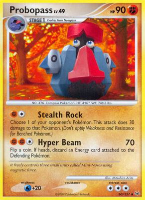Probopass card from Platinum
