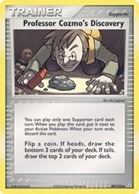 Professor Cozmo's Discovery card from EX Holon Phantoms