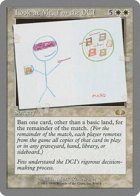 Look at Me, I'm the DCI card from Unglued