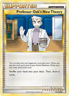 Professor Oak's New Theory card from HeartGold SoulSilver
