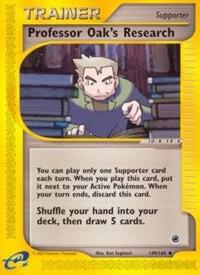 Professor Oak's Research card from Expedition