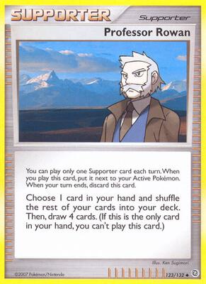 Professor Rowan card from Secret Wonders