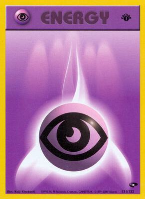 Psychic Energy card from Gym Challenge