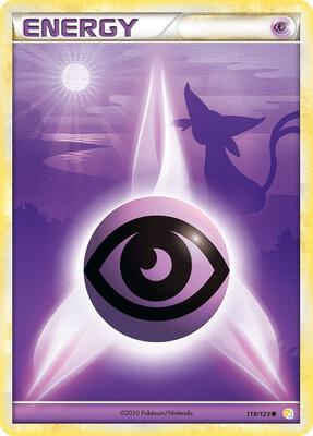 Psychic Energy card from HeartGold SoulSilver