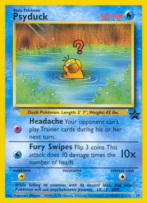Psyduck card from WoTC Promo