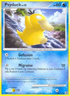Psyduck card from Secret Wonders