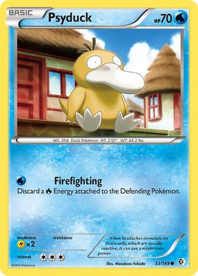 Psyduck (33) card from Boundaries Crossed